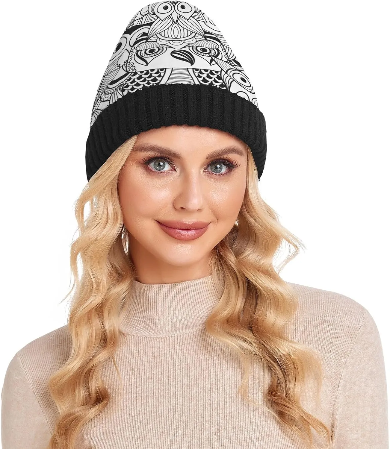 Beanie Hats Winter Knit Hat Mens Camping Hiking Beanies Gift Skater Beanie for Women Men