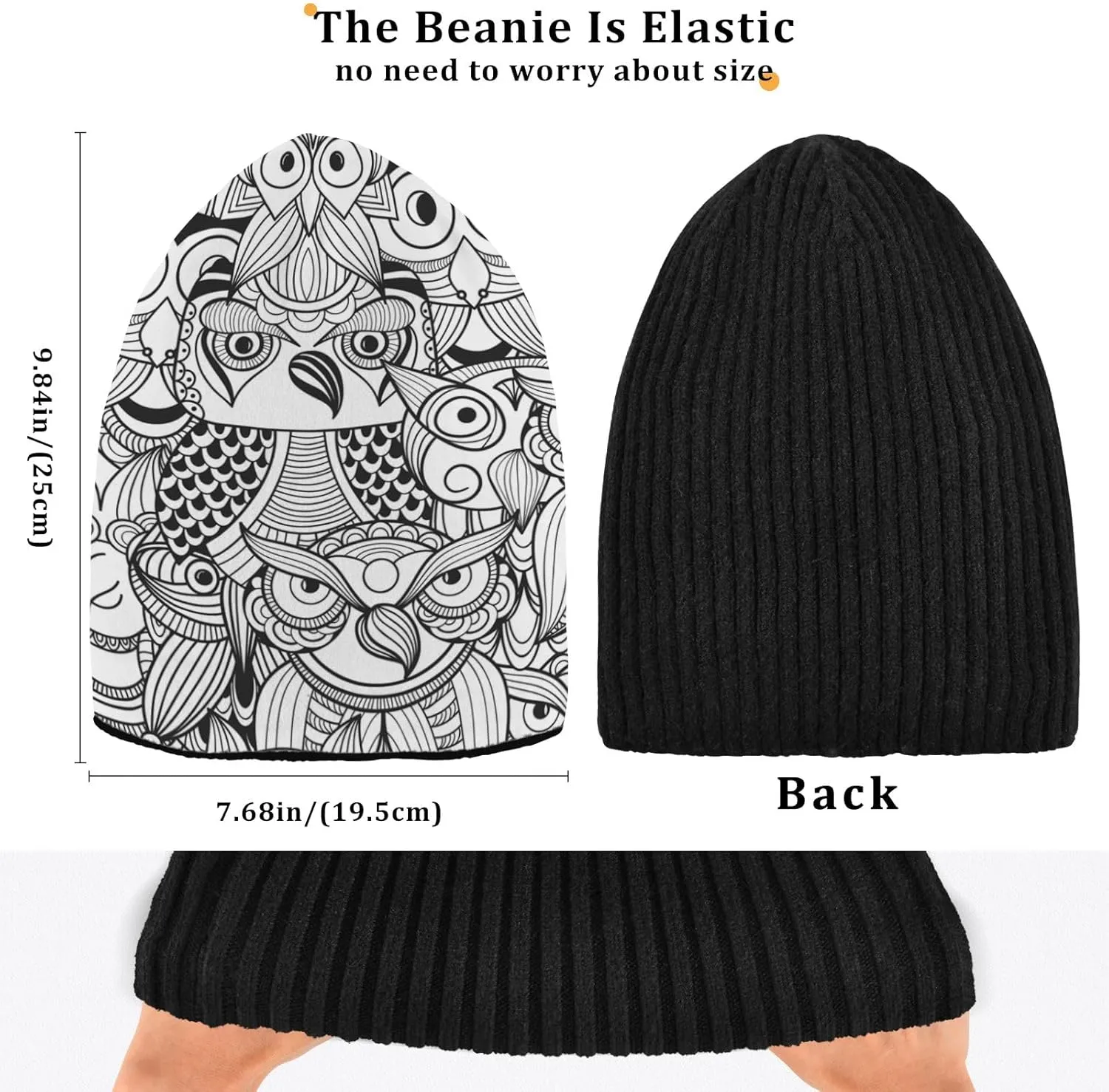 Beanie Hats Winter Knit Hat Mens Camping Hiking Beanies Gift Skater Beanie for Women Men