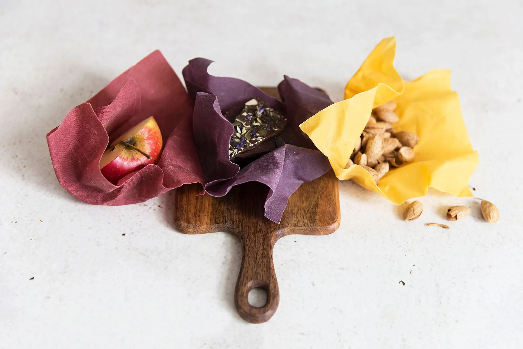 Beeswax Wraps, set of three small wraps