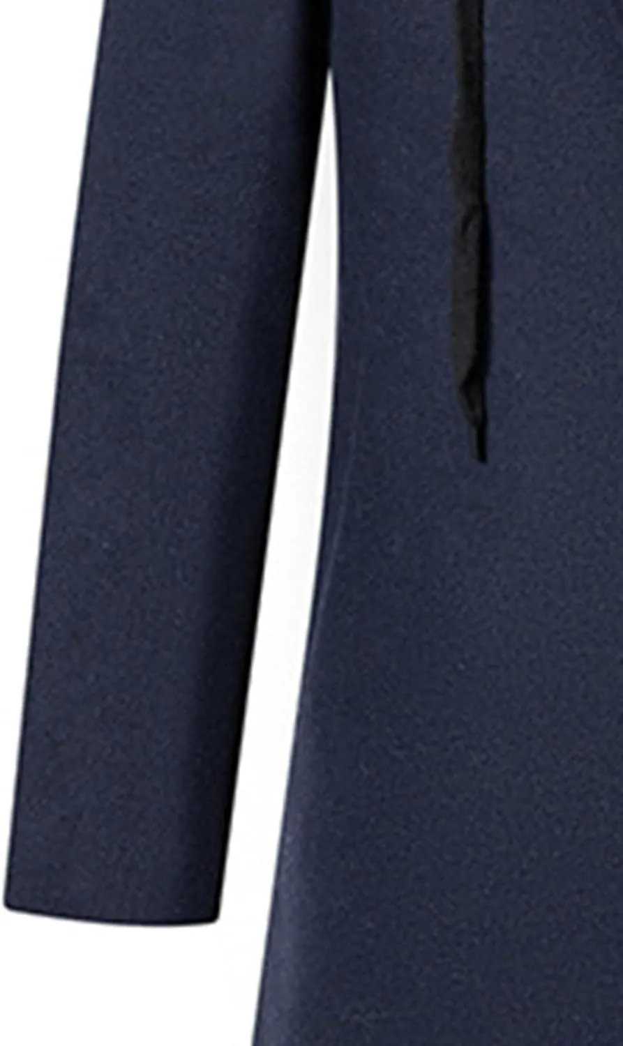 Maiyifu-GJ Men's Removable Hooded Wool Blend Overcoat Winter Single Breasted Trench Coats Casual Warm Classic Pea Jacket