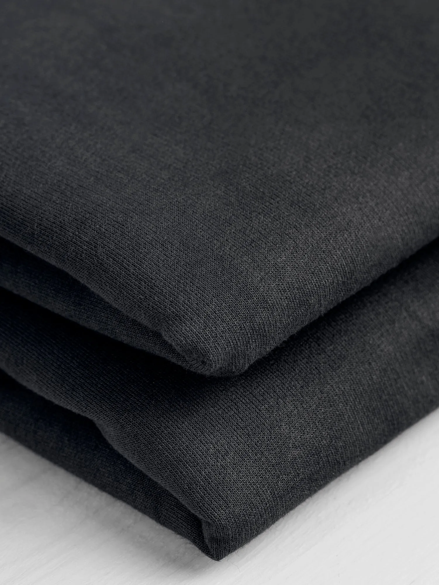 Organic Cotton Fleece - Black