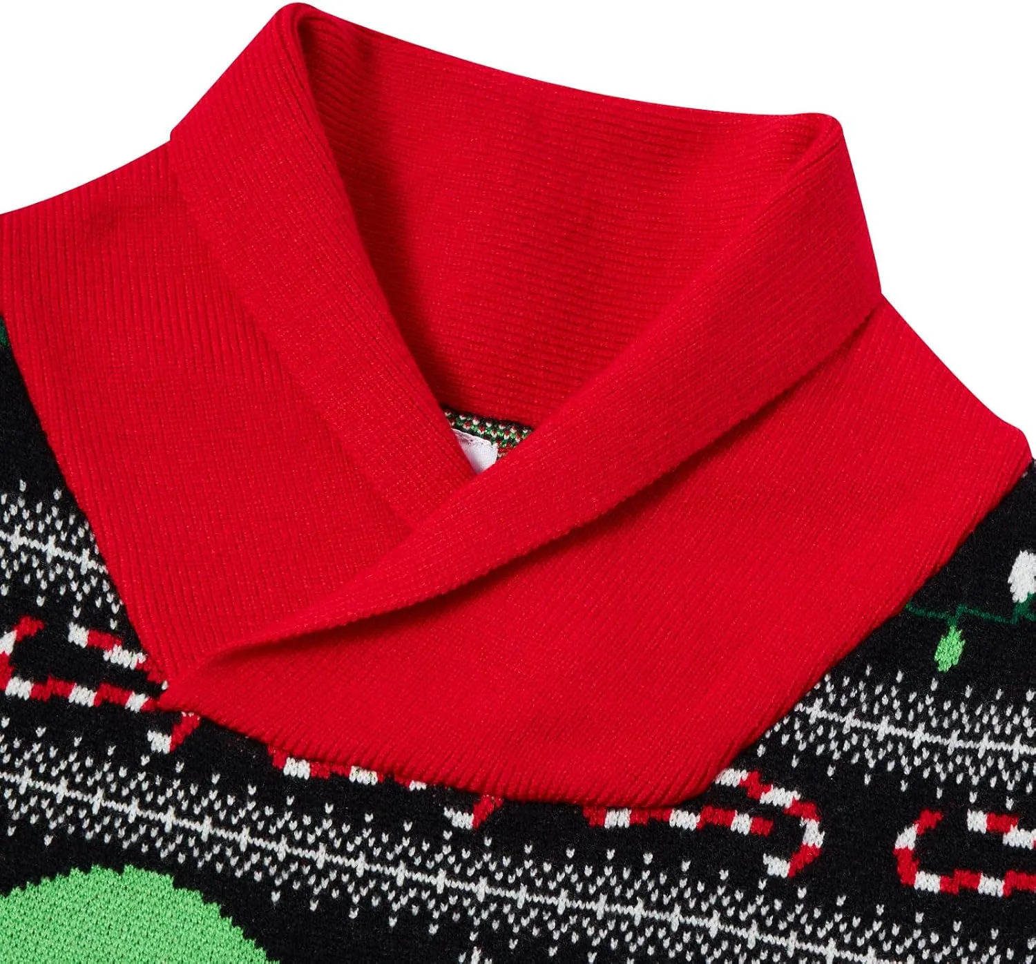 uideazone Boys Kids Ugly Christmas Sweater Novelty Toddler Knitting Xmas Lapel Pullover Jumper 18 Months-7 Years