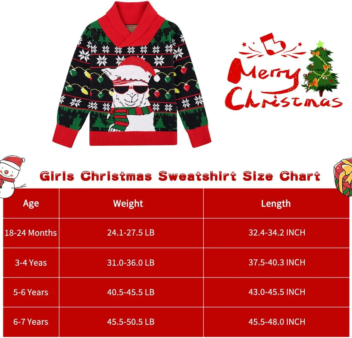 uideazone Boys Kids Ugly Christmas Sweater Novelty Toddler Knitting Xmas Lapel Pullover Jumper 18 Months-7 Years